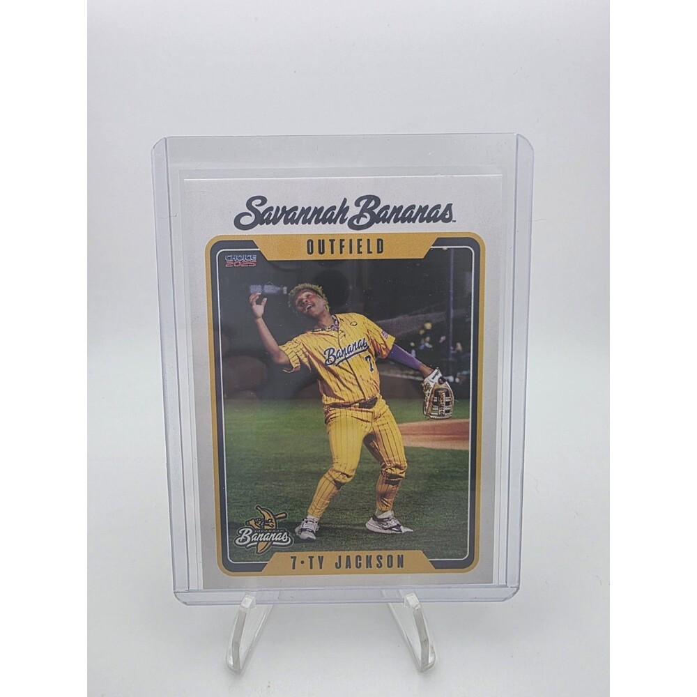 Ty Jackson #7 Savannah Bananas 2025 Choice Sports Baseball Card Outfield